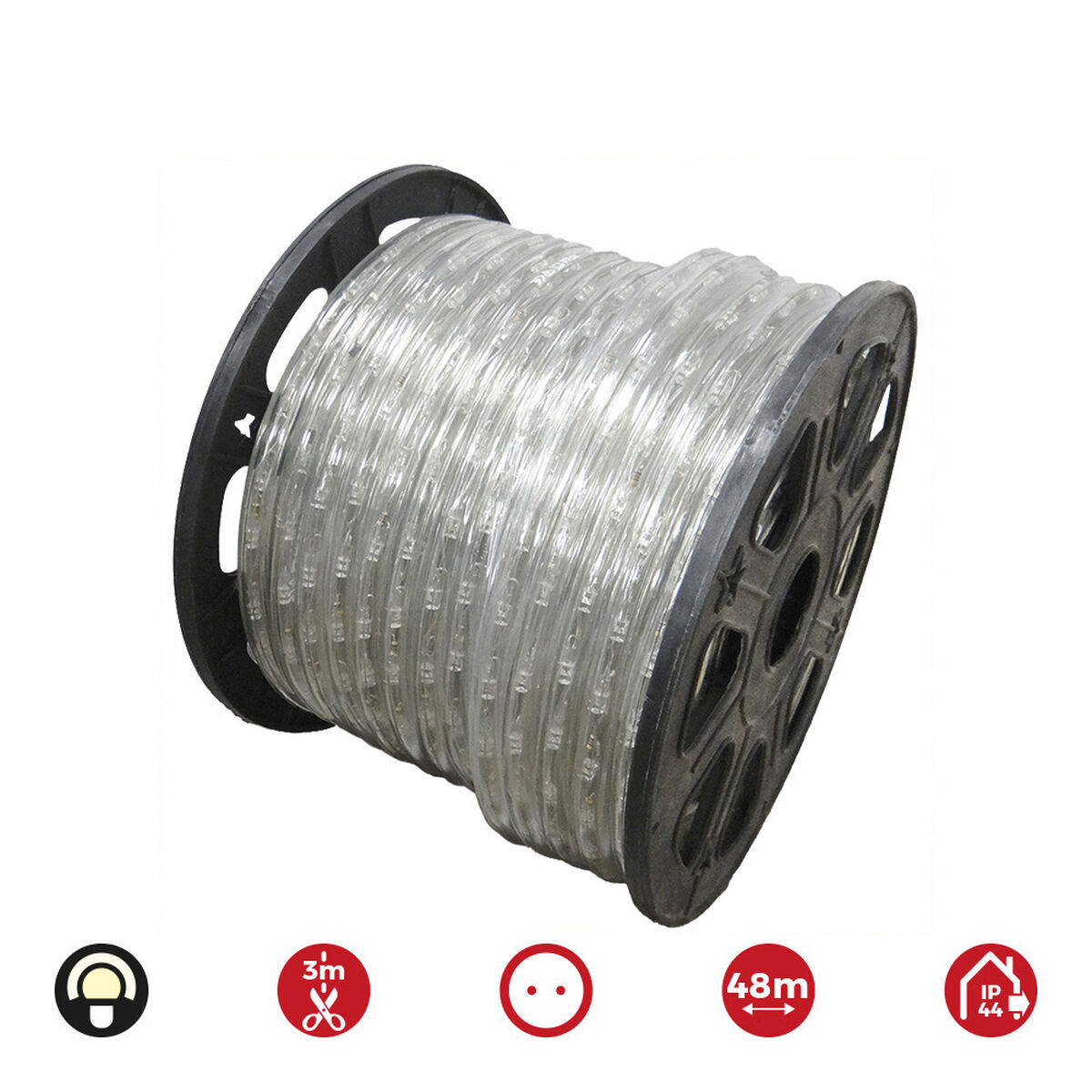 Hadice LED EDM 72711 Flexiled Teplá bílá